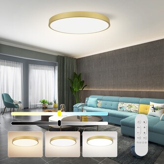 Immax NEO LITE SEMPLICI Smart stropní svítidlo Tuya WiFi  BEACON, 80cm 96W 6912lm,  zlaté