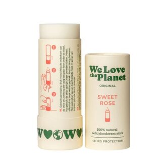 Přírodní tuhý deodorant Sweet Rose We love the planet 40 g