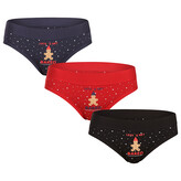 3PACK dámské kalhotky Andrie vícebarevné (PS 1081) L