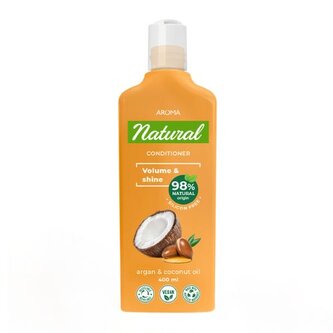 Kondicionér na objem a lesk vlasů Argan a kokosové mléko Aroma 400 ml