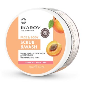 Peeling na tělo a obličej Meruňka Ikarov 200g