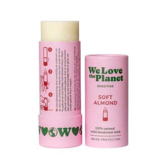 Přírodní tuhý deodorant Soft Almond Sensitive We love the planet 40g