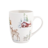 KUBEK BARYŁKA NBC 340 ML DEK. ZIMA W LESIE