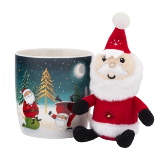 KUBEK BARYŁKA SZEROKA NBC 400 ML Z MASKOTKĄ MIKOŁAJ COLOR BOX DOMEK