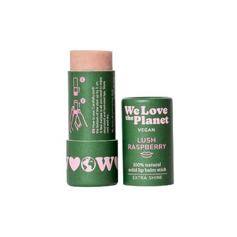 Přírodní balzám na rty Lush Raspberry We Love the Planet 4,9 g
