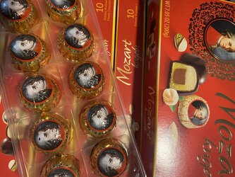 Schluckwerder Mozartovy koule Mozart kugeln 200g 10ks
