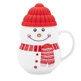 KUBEK ZIMOWY NBC 380 ML Z SILIKONOWĄ CZAPECZKĄ BAŁWANEK A W OPASCE