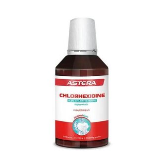 Ústní voda s 0,2% chlorhexidinem Astera 300ml