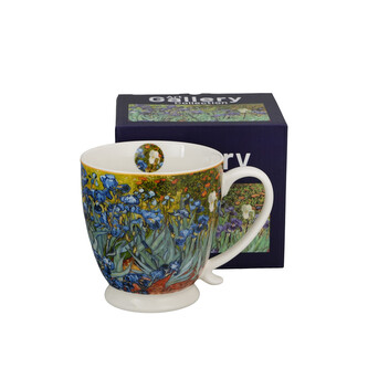 Kubek na stopce IRISES inspired by Van Gogh