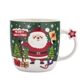 KUBEK Z GWIAZDKĄ NA UCHU NBC 390 ML DEK. MERRY CHRISTMAS