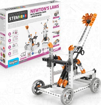 Engino STEM NEWTON's LAWS: Setrvačnost, hybnost, kinetická a potenciální energie, věk: 9+