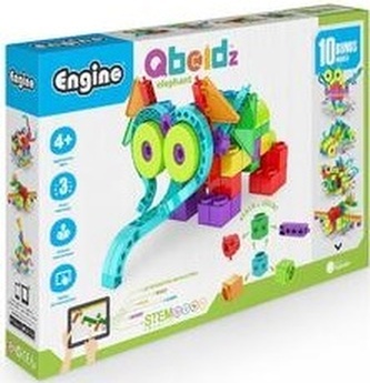 Engino QBOIDZ slon s 10 bonusovými modely, věk: 3+