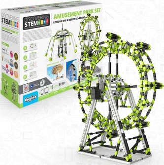 Engino STEM SOUPRAVA ZÁBAVNÉHO PARKU: London Eye a Ruské kolo, věk: 9+