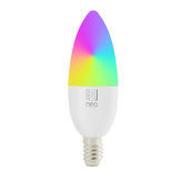 Smart žárovka LED E14 Immax NEO 4,8W RGB+CCT, stmívatelná, C37, zigbee