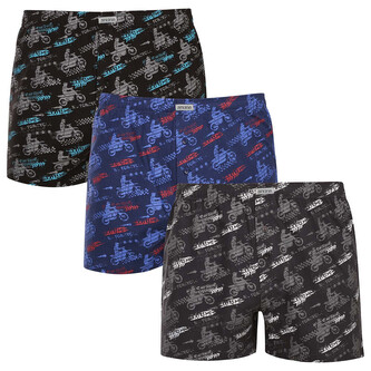 3PACK pánské trenky Andrie vícebarevné (PS 5844) L