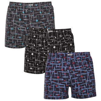 3PACK pánské trenky Andrie vícebarevné (PS 5925) L