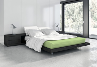 PRZEŚCIERADŁO 180X200 FROTTE GUMKA ZIELONE