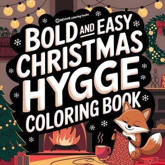 Bold & Easy Christmas Hygge Coloring Book
