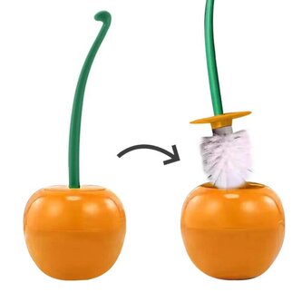 Štětka na WC Meruňka oranžová VIGAR