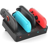 iPega SW2081 nabíjecí stanice pro JoyCon pro Nintendo Switch 1/2 černá