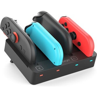 iPega SW2081 nabíjecí stanice pro JoyCon pro Nintendo Switch 1/2 černá