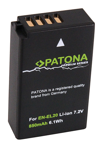 Aku Nikon EN-EL20/EN-EL20A 850mAh Li-lon PREMIUM