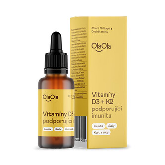 OlaOla Vitamíny D3 (1000 IU) a K2 podporující imunitu 30 ml