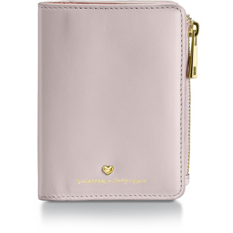 Sheaffer, Peněženka na mince se zipem Emily in Paris, kůže, růžová