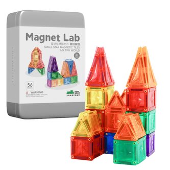 MNTL - Mini magnetická stavebnice My Tiny World- 56 ks