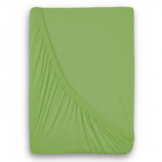 Jersey prostěradlo s lycrou 120x200cm světle zelené