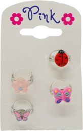 Sada dětských prstýnků Louka, 4 ks