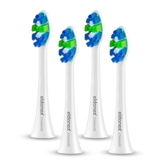 ELDONEX SonicPro STANDARD náhradní hlavy kartáčku BÍLÉ