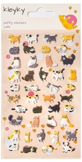 Naklejki wypukłe Koty, Kleyky