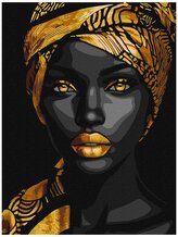 Malowanie po numerkach "Złota Wytworność" 30x40cm, Ideyka