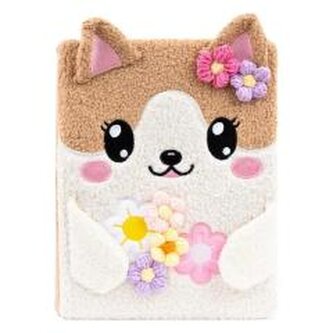 Pamiętnik A4 pluszowy Piesek