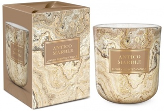 Svíčka ve skle MARBLE ANTICO vonná 150g
