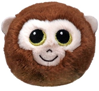 Makotka Beanie Bouncers Banana Brown Monkey 7cm, TY