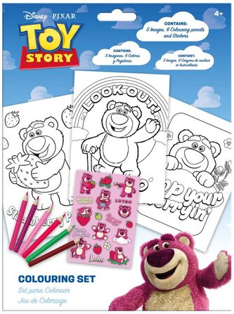 Zestaw do kolorowania z naklejkami Lotso, Kids