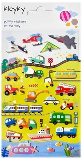Naklejki wypukłe Pojazdy, Kleyky