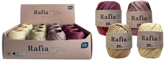 Rafia na szpulce 20m Satin Gold, Interdruk