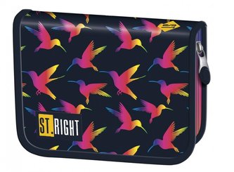 Piórnik dwuklapkowy bez wyposażenia Tęczowe Ptaki