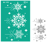 Szablon samoprzylepny wielokrotnego użytku, nr 103, A4, Rosa Talent