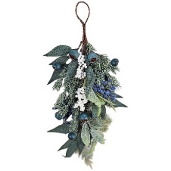 Bukiet świąteczny z niebieskimi gałązkami, Ziemia Obiecana