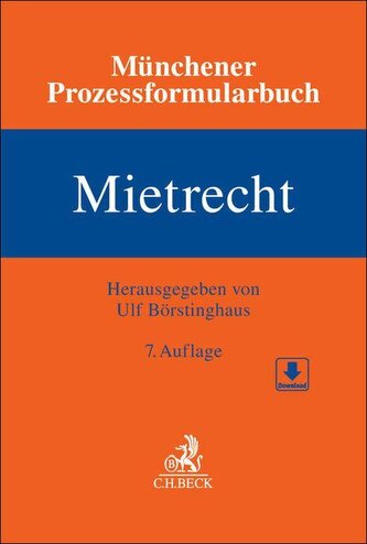 Münchener Prozessformularbuch Bd. 1: Mietrecht