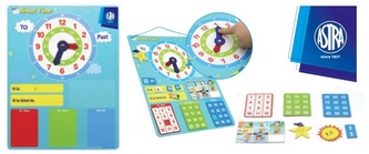 Zestaw edukacyjny Magnetyczny do nauki Zegara 48-el. Astrafun, Astra