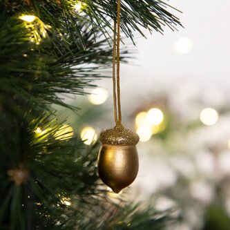 Závěsná dekorace | KULIČKY | žalud | 18 ks | 945445