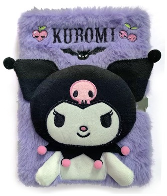 Pamiętnik pluszowy 3D A5 Kuromi, Kids
