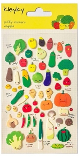 Naklejki wypukłe Warzywa, Kleyky