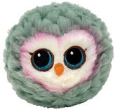 Makotka Beanie Bouncers Feathers - Szara sowa, TY