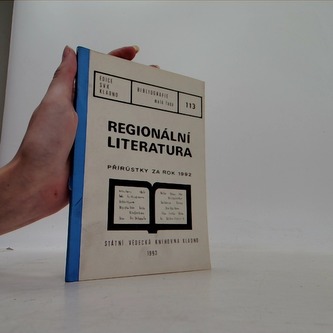 Regionální literatura přírustky za rok 1992